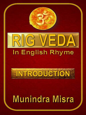 cover image of Rig Veda Introduction